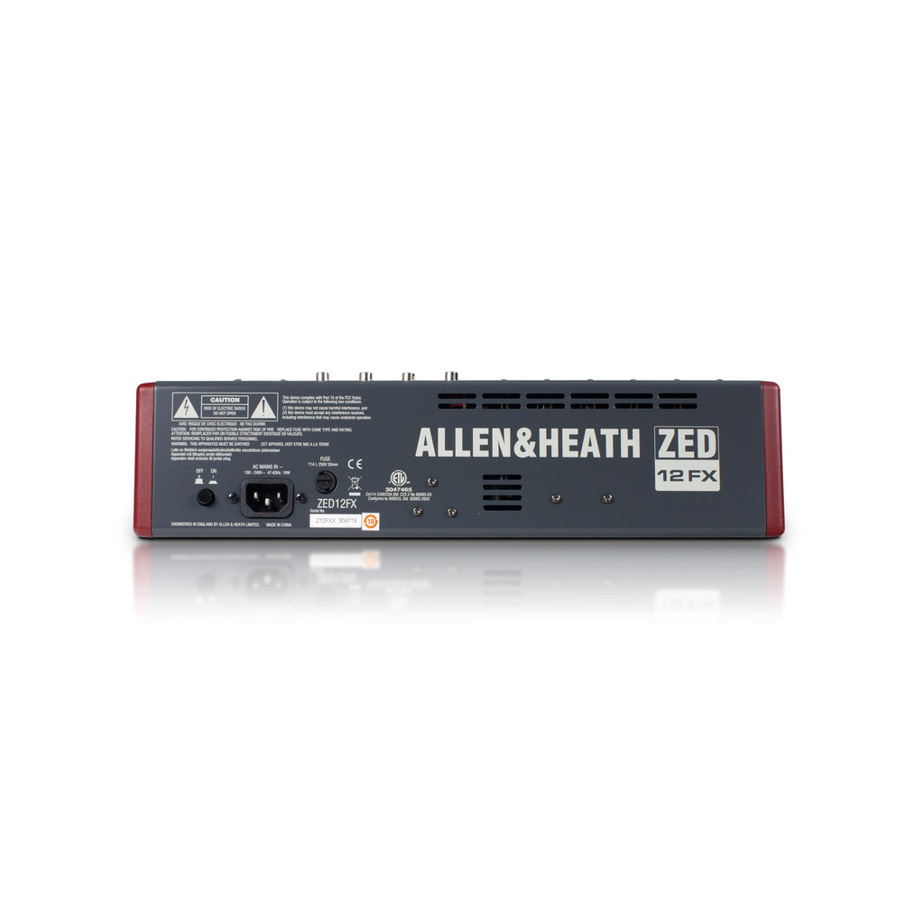 ZED-12FX ALLEN &amp; HEATH 12-kanaals analoge mengtafel met FX