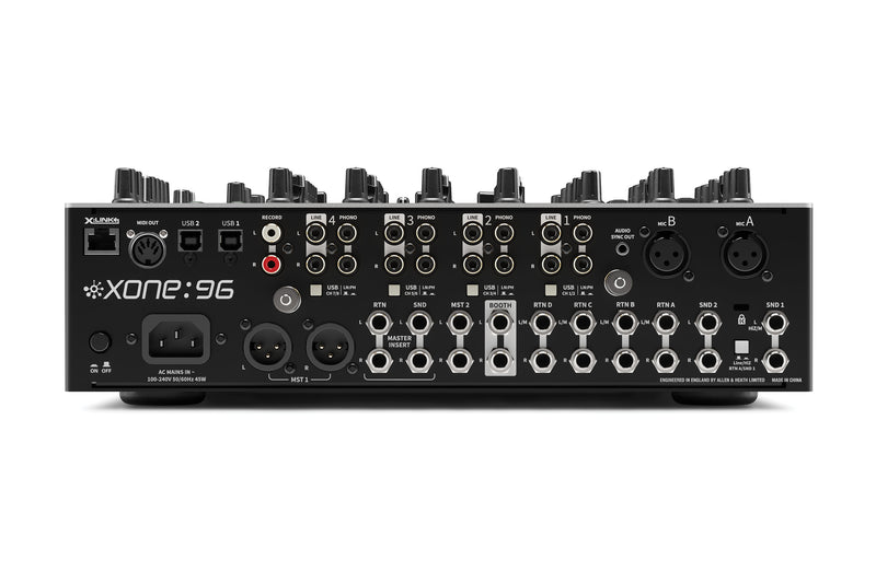 XONE:96 Allen&amp;Heath 8-kanaals analoge DJ-Mixer