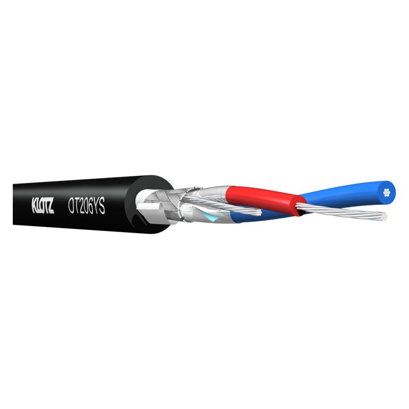 OT206YS Klotz OminiTRANS Mobile AES/EBU DMX-kabel 2x0.22mm² per Meter (Zwart)