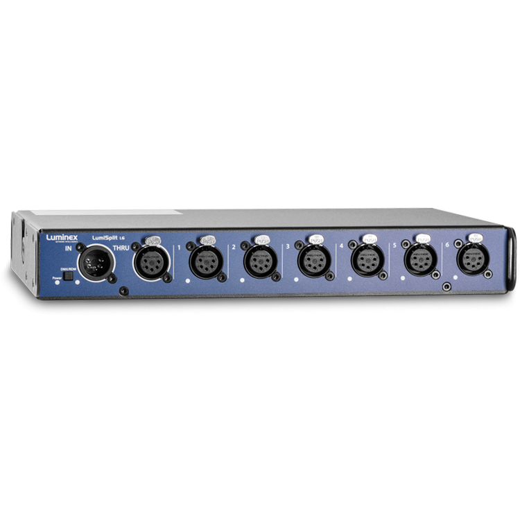 Lumisplit 1.6 DMX Splitter 6-Weg Luminex