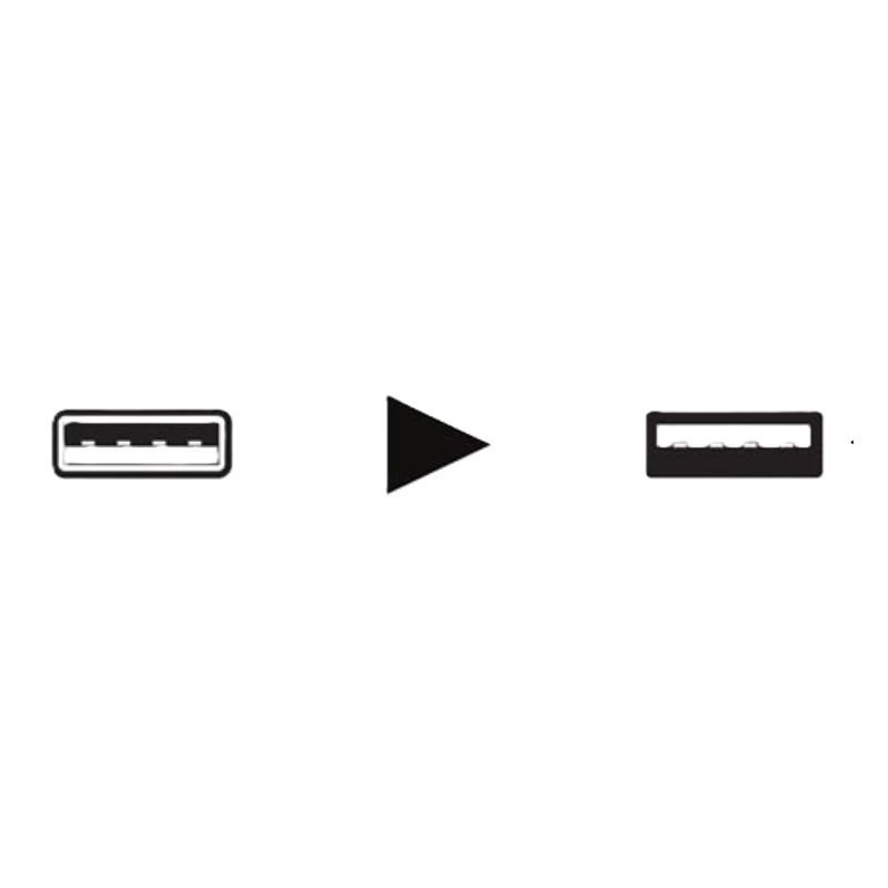 Professionele USB-A-Verlengkabel 2.0 Velleman (2.5m)
