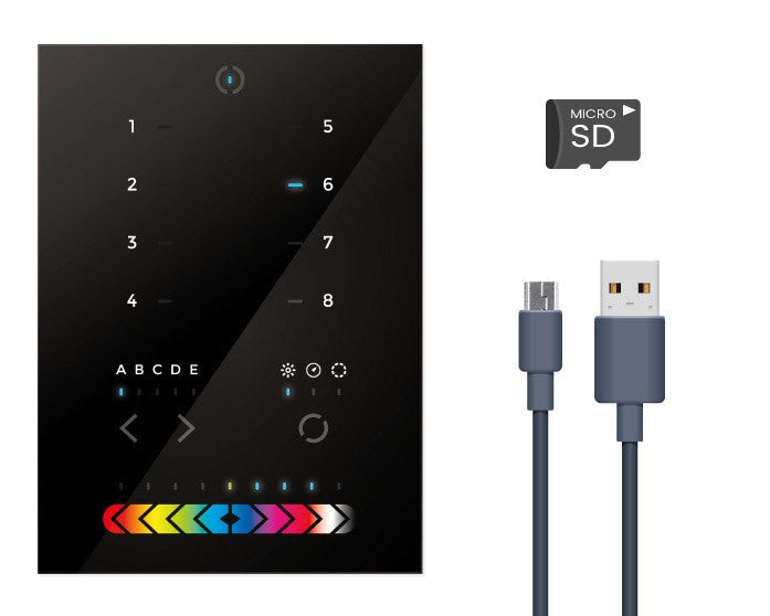 STICK KE2 SUNLITE TOUCH SENSITIVE DMX LED CONTROLLER BLACK