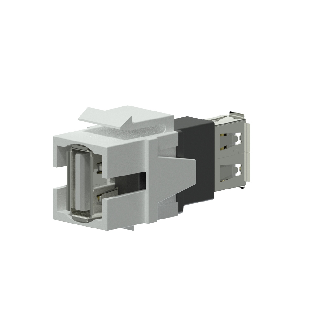KEYSTONE ADAPTER PROCAB USB2.0 -->USB2.0 A (WHITE)