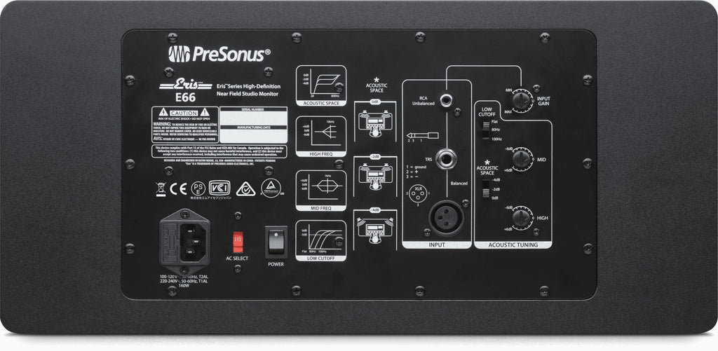 ERIS E66 Studiomonitor Presonus (Per Stuk)