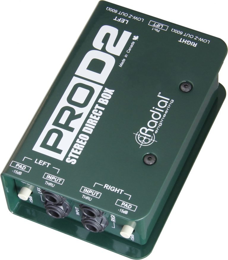 ProD2 RADIAL Passieve Stereo DI Box