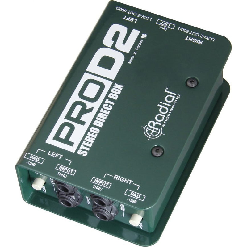 ProD2 RADIAL Passieve Stereo DI Box