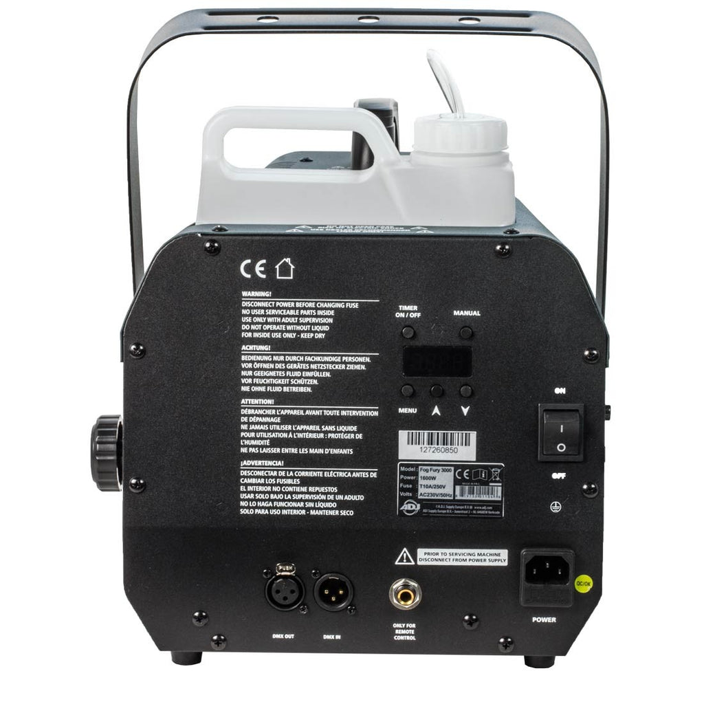 FOG FURY 3000 ADJ 1500W ROOKMACHINE