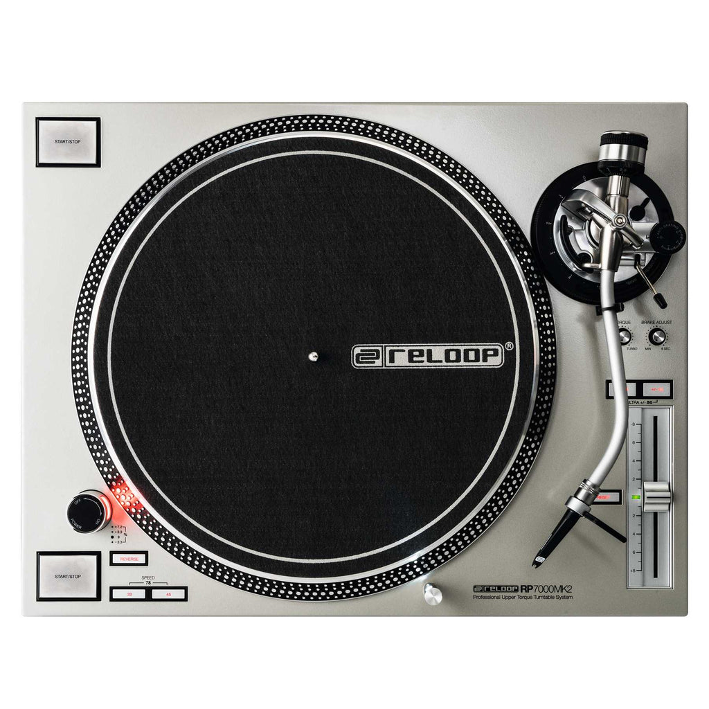 RP-7000 MK2 Reloop Direct Drive Platenspeler (Zilver)