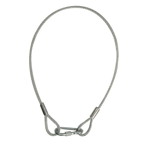 SAFETY CABLE 70CM 6MM VBG CERIFIED.