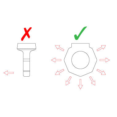 DOUGHTY BLACK CLAMP WITH PINK EYE 750 KG