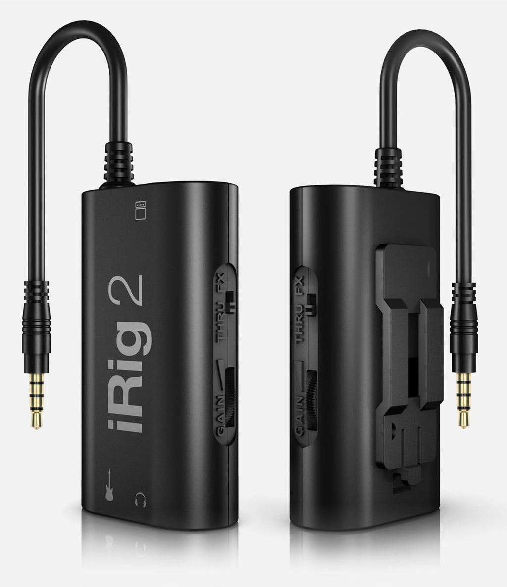 iRIG2 IK MULTIMEDIA ANALOGE GITAAR/BAS INTERFACE VOOR iOS