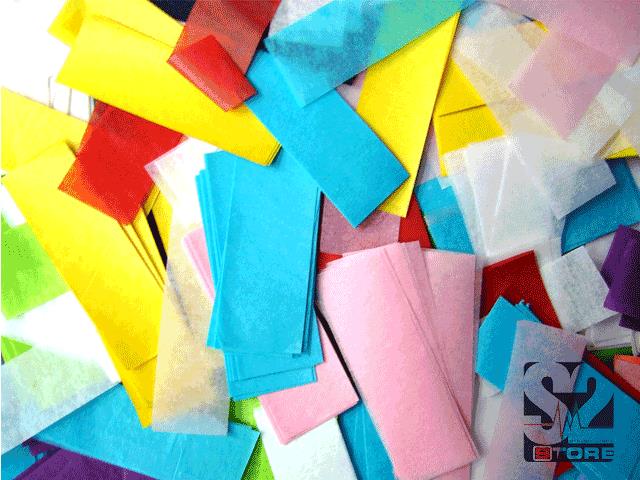 CONFETTI SLOWFALL MIX 5X2CM 1KG BRANDVERTRAGEND / WATERVAST