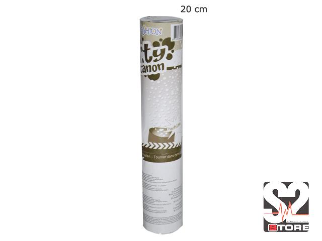 CONFETTI SHOOTER 20CM WIT