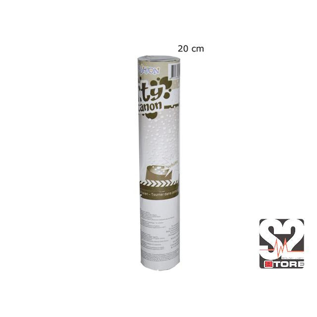 CONFETTI SHOOTER 20CM WIT