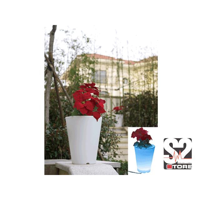 BLOEMPOT CHAMPAGNE S2 VERLICHTING 30CM