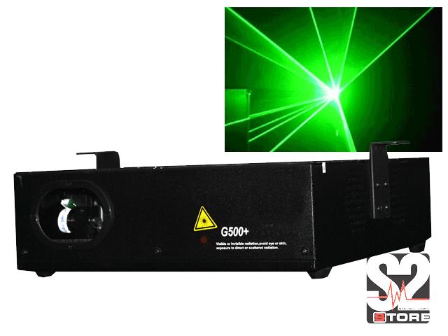 LASER G500+ GROEN 500MW MET ILDA S2