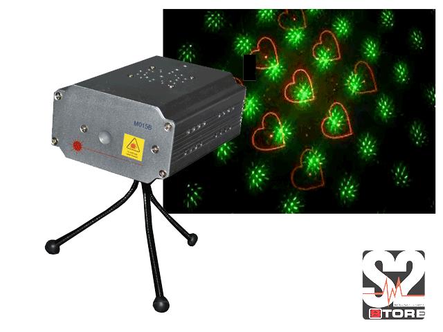 MINI TWINKLING LASER M015B ROOD-GROEN S2