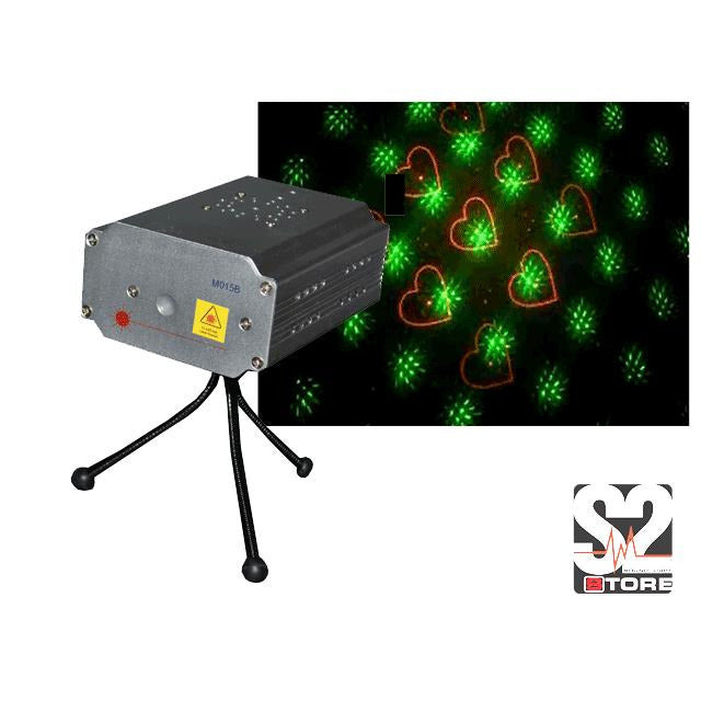 MINI TWINKLING LASER M015B ROOD-GROEN S2