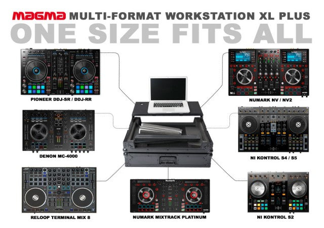 MULTI-FORMAT WORKSTATION XL PLUS MAGMA (LAPTOP) (ZWART)