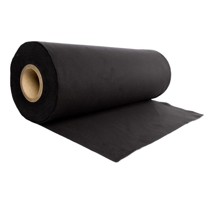 Scheurdoek 140g/m² Brandwerend 2.6m x 50m (Zwart)