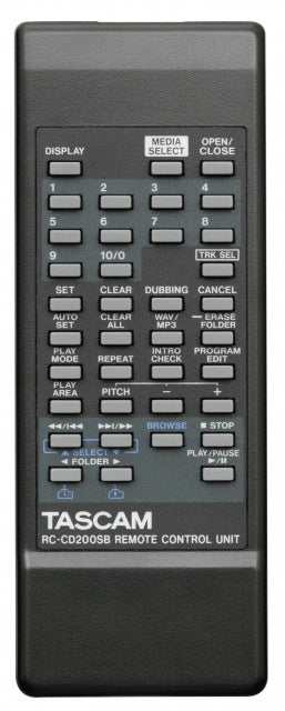 CD-200SB TASCAM CD/USB/SD PLAYER INCL. REMOTE CONTROL*