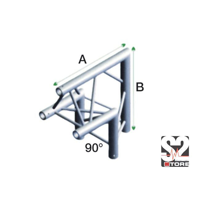 DECO 22 (DRIEHOEK) HOEK 90� APEX UP TRUSS