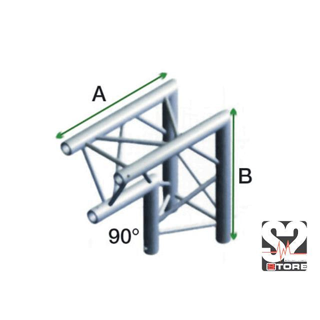 DECO 22 (DRIEHOEK) HOEK 90� APEX DOWN TRUSS