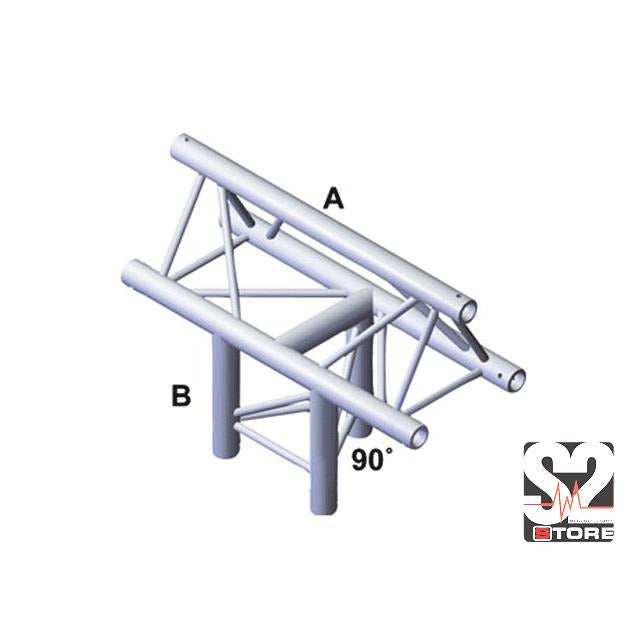 DECO 22 TRUSS DRIEHOEK T-STUK 3-WEG VERTIKAAL APEX UP SHOWTE