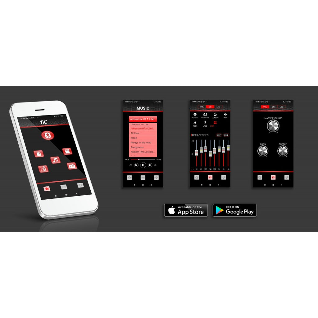 PPA-122 JB SYSTEMS Actieve Luidspreker met Bluetooth/Fm Radio 