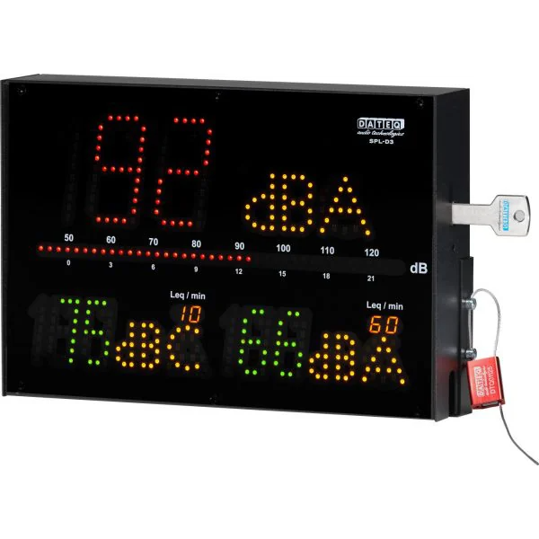 SPL-D3 MK2 DATEQ Decibelmeter display met logfunctie