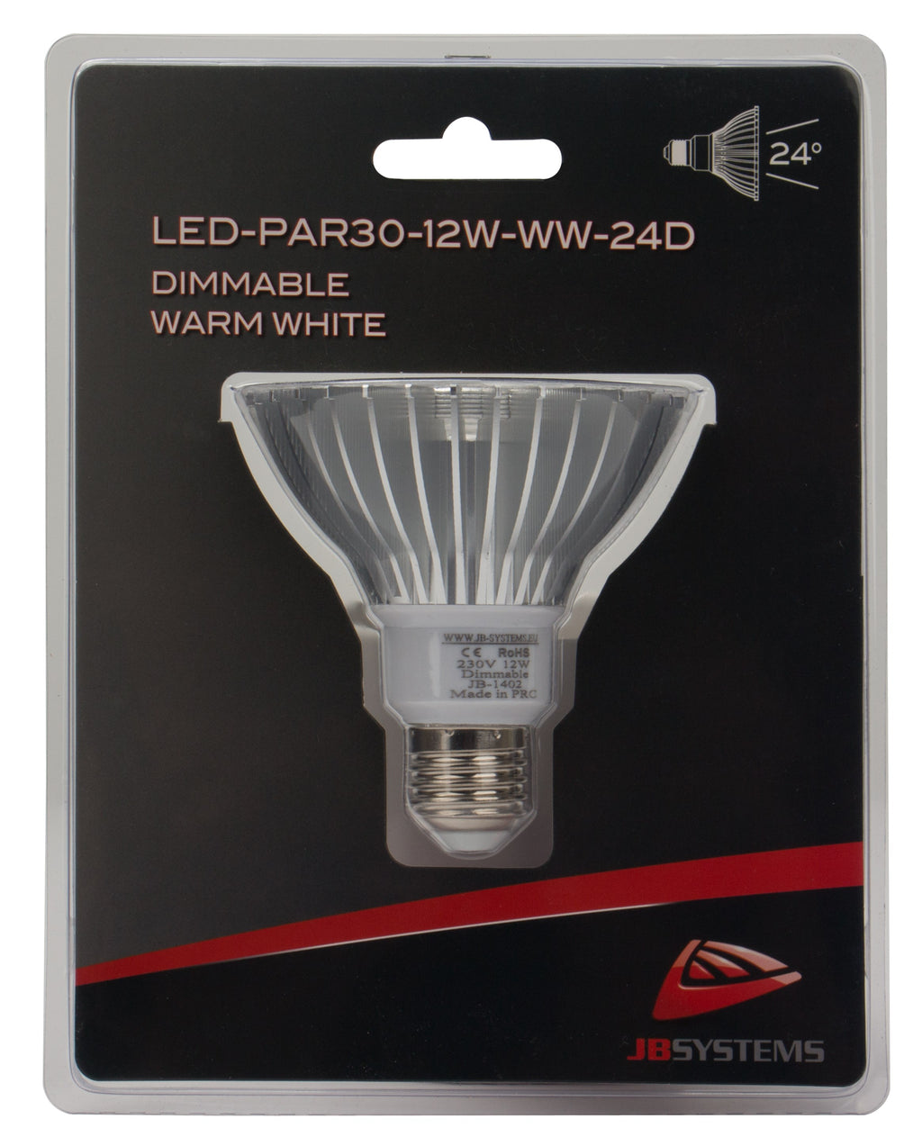 LED-PAR30-12W-WW-24D JB SYST. 12W 240V WARM WIT@ EOL