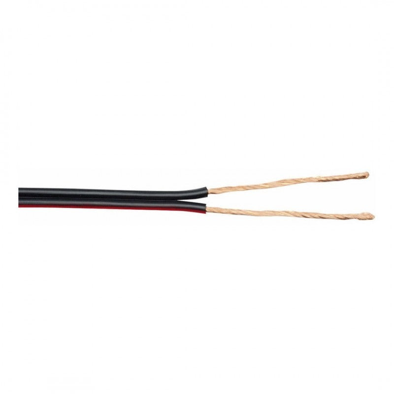 D9101/1 Luidsprekerkabel Rood/Zwart Dap audio 2x0.75 mm (Per Meter)
