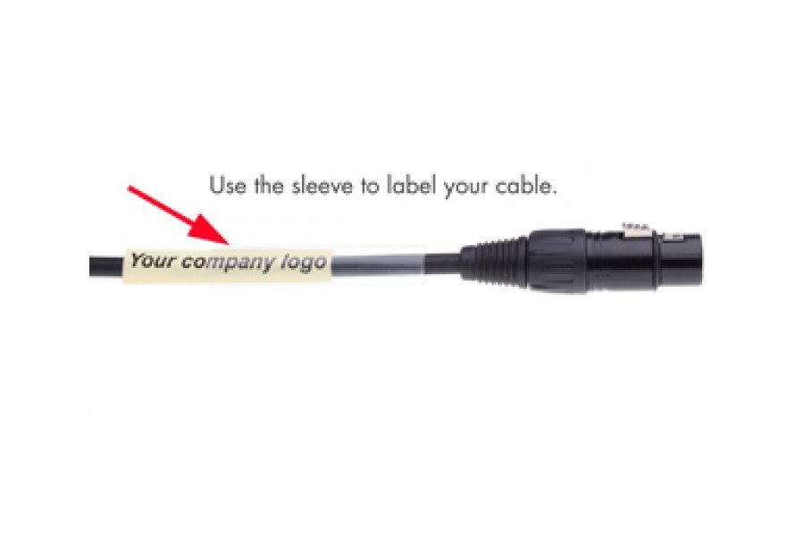 DMX KABEL 3POL XLR 120 OHM 0.5M ZWART ADMIRAL@ UIT ASS