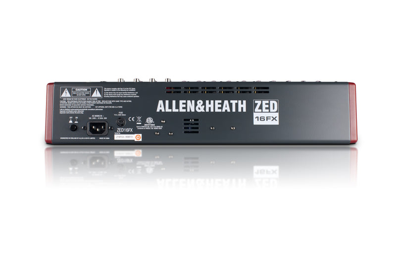 ZED-16FX ALLEN &amp; HEATH 16-kanaals analoge mengtafel met FX 