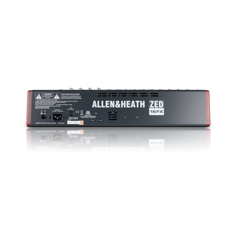 ZED-16FX ALLEN &amp; HEATH 16-kanaals analoge mengtafel met FX 