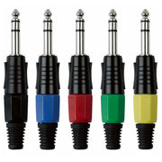 JMK-103BB JACKPLUG 6.3 STEREO ZWART MET ZWARTE EINDDOP DAP AUDIO 