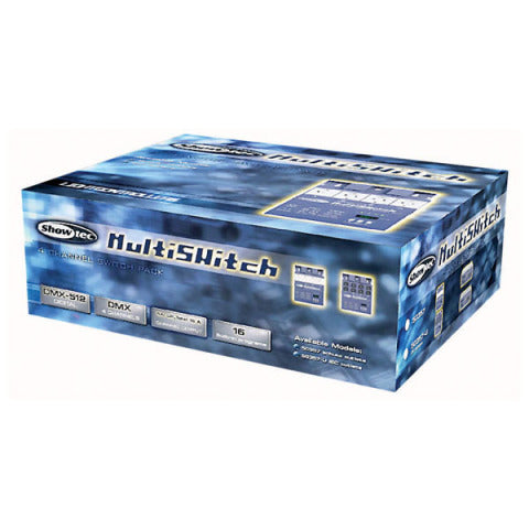 MULTISWITCH SHOWTEC 4CH. SWITCHPACK  DMX 4x5A