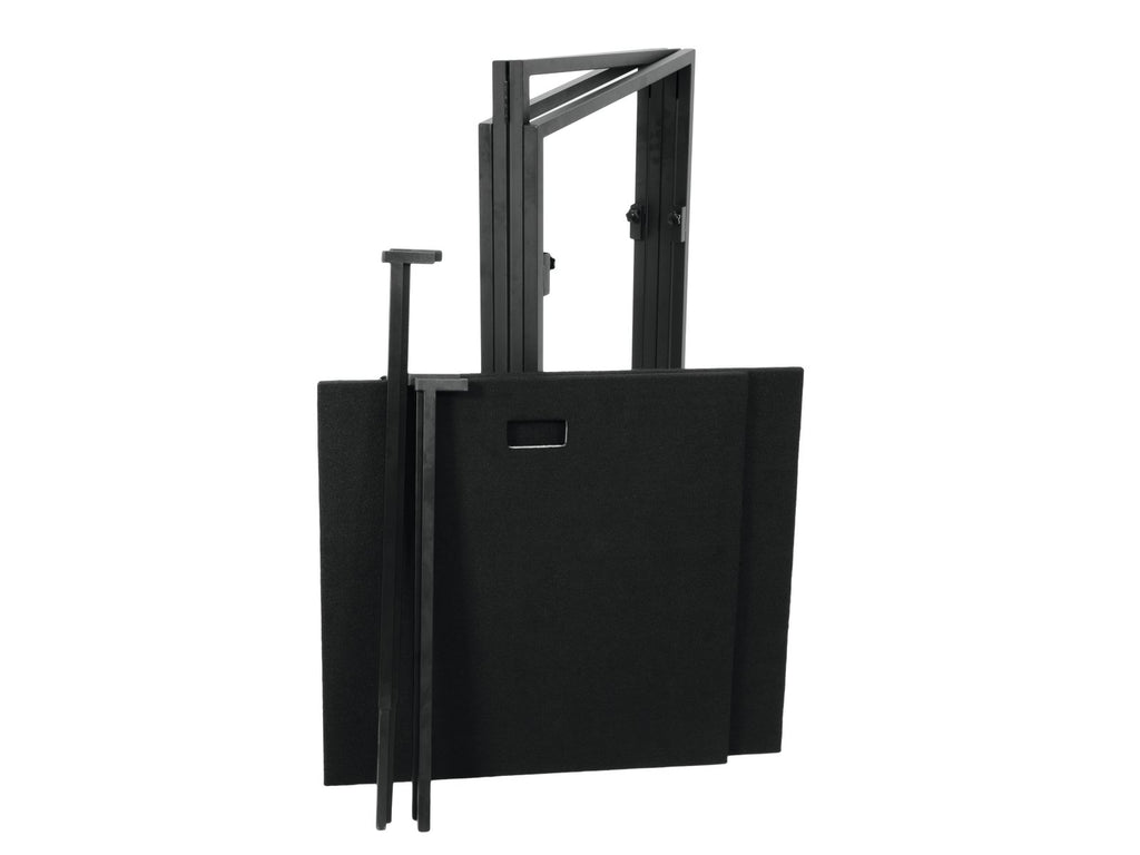 MOBILE DJ STAND OMNITRONIC INCL. COVER