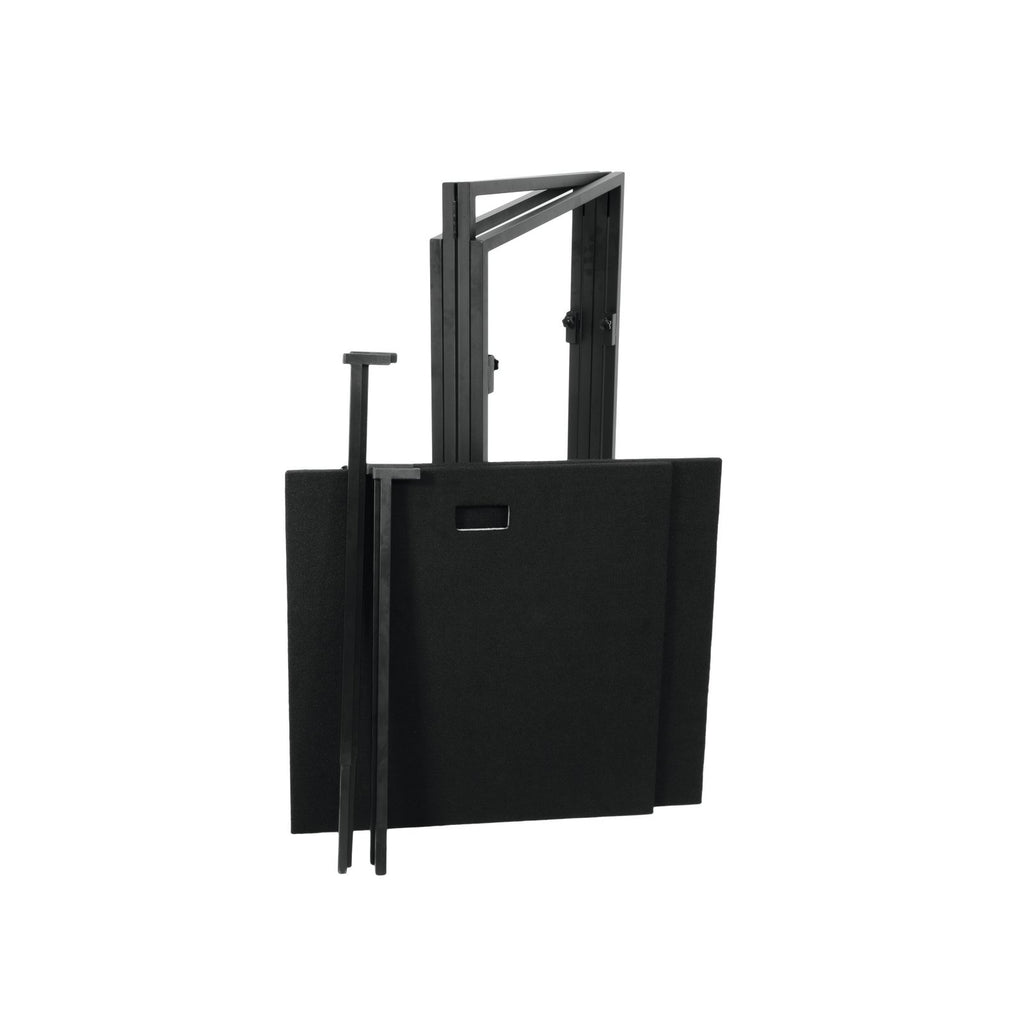 MOBILE DJ STAND OMNITRONIC INCL. COVER