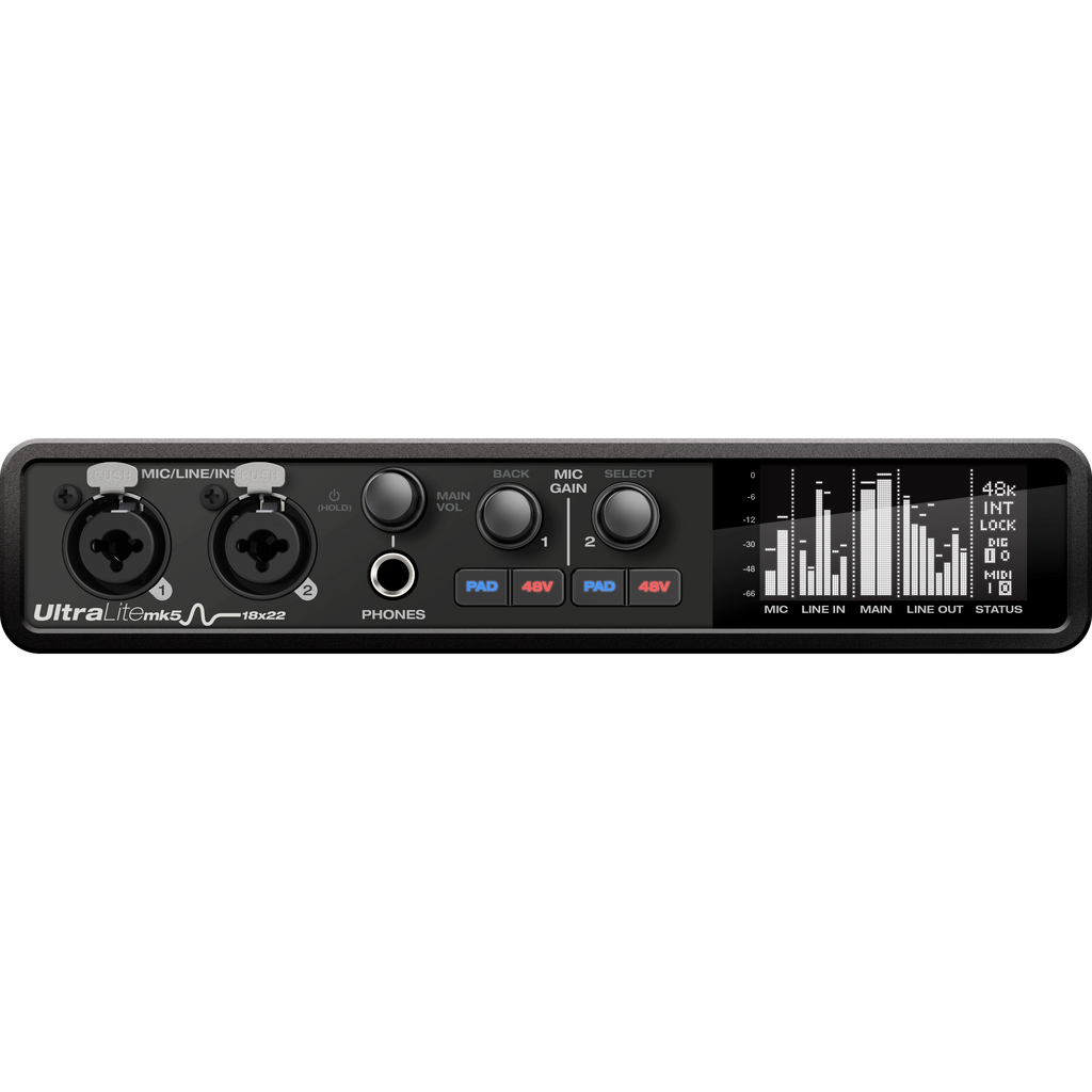 ULTRALITE MK5 MOTU 18-input / 22-output USB AUDIO INTERFACE