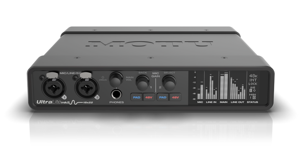 ULTRALITE MK5 MOTU 18-input / 22-output USB AUDIO INTERFACE