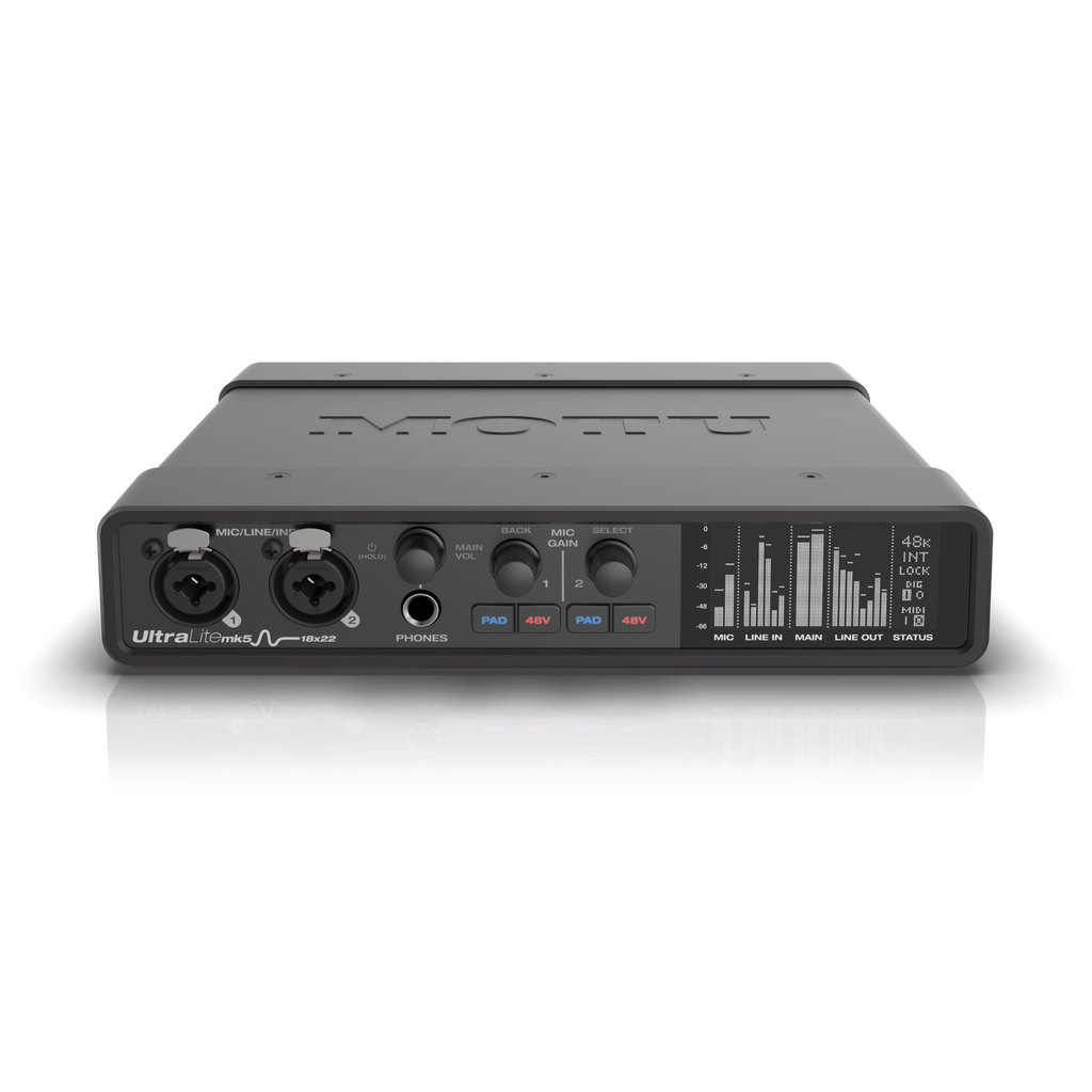 ULTRALITE MK5 MOTU 18-input / 22-output USB AUDIO INTERFACE