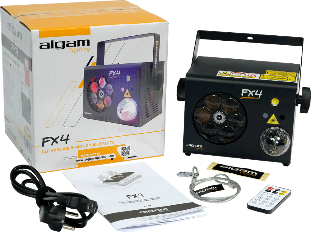 FX-4 Algam Lighting 4-in-1 animatie effect