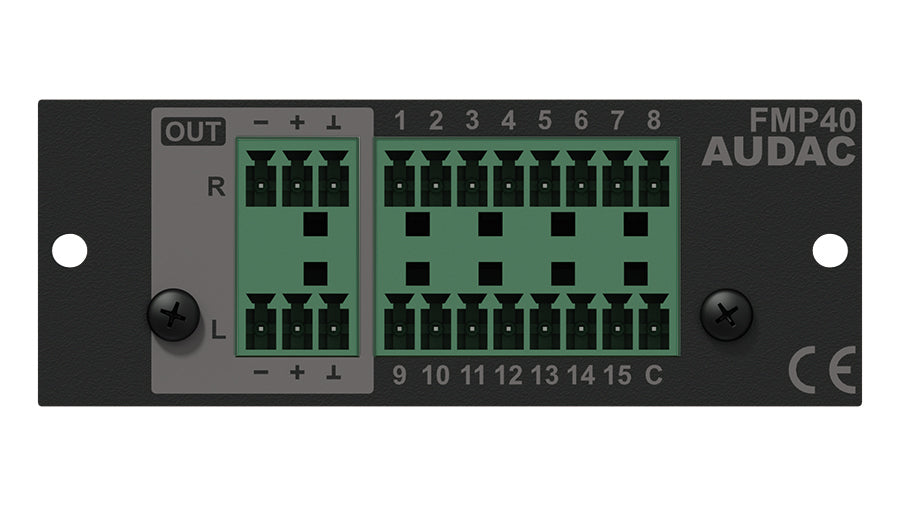 FMP40 AUDAC Voice File Media Player Module voor XMP40