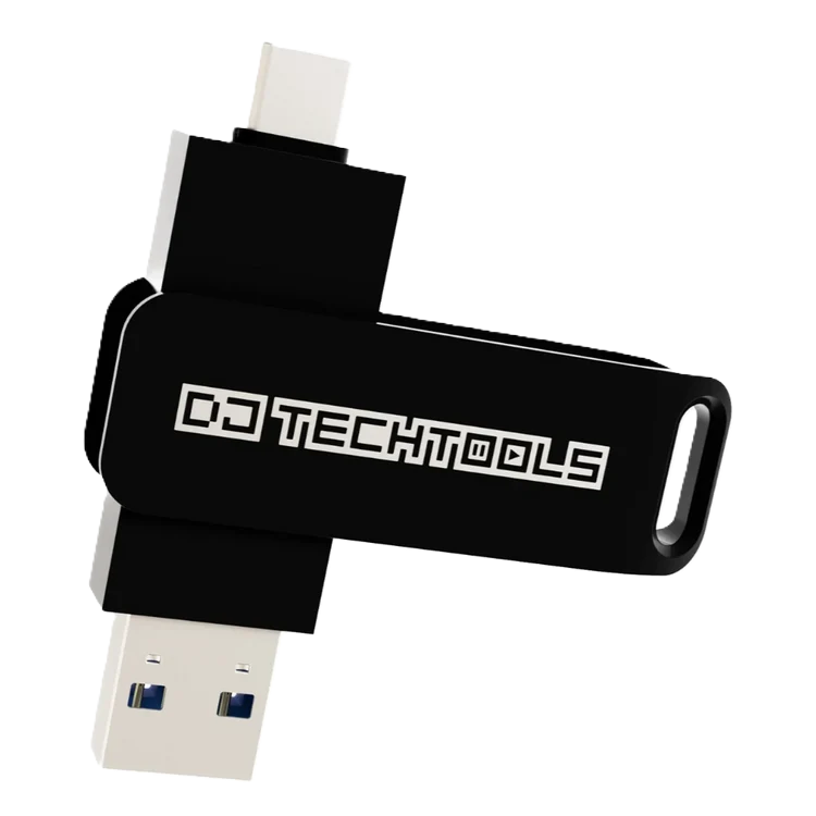 Chroma USB Drive for DJS DJ TechTools 256GB (Black)