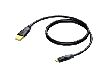 SIGNAALKABEL USB 2.0 A --> USB MICRO B 1.5m PROCAB EOL