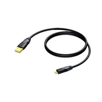 SIGNAALKABEL USB 2.0 A --> USB MICRO B 1.5m PROCAB EOL