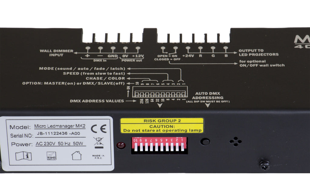 MICRO LED MANAGER MK2 JB SYSTEMS 50W 24V @EOL
