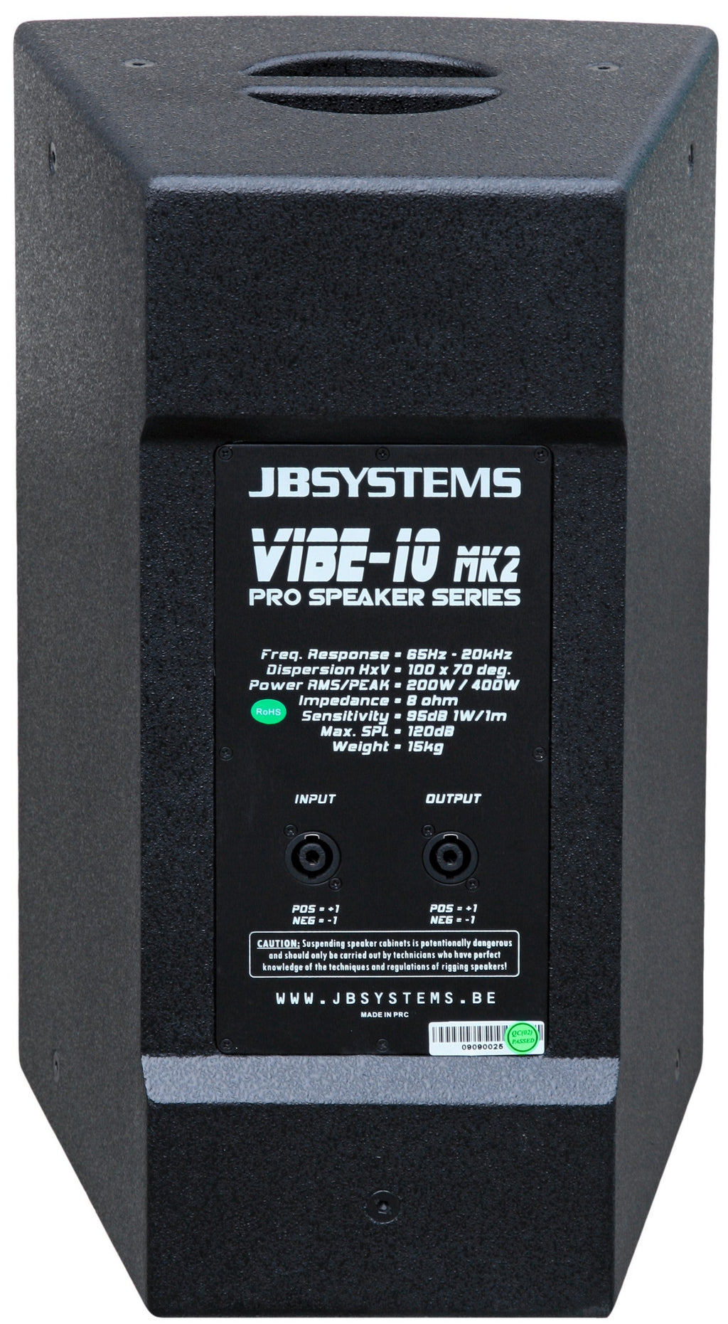 VIBE 10 MK2 JB SYSTEMS PRO SPEAKER 10'' 200W RMS 8 OHM /STUK