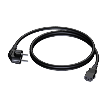 CAB490/1.5 SCHUKO POWER MALE TO EURO POWER FEMALE 1.5 M PROCAB